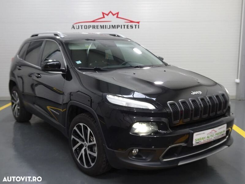 Negru Utilizat 2014 Jeep Cherokee Limited SUV | 12.990 EUR - Imagine 1/4