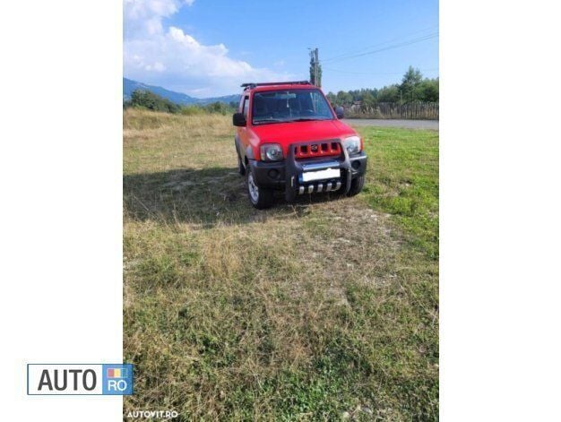 Second-hand Suzuki Jimny 82 CP (60 kW) 2002 Rosu SUV