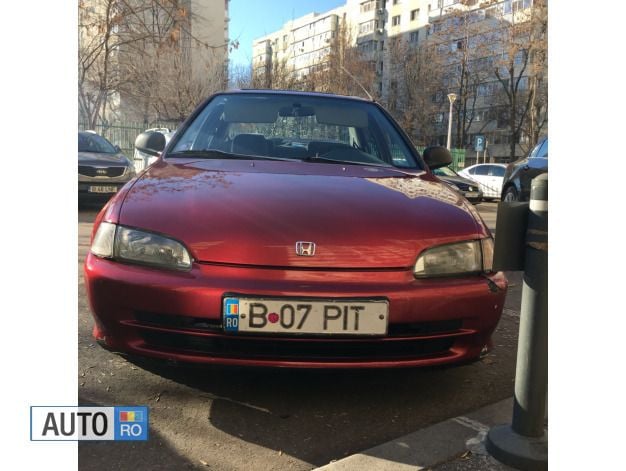 Rosu Utilizat 1992 Honda Civic Berlinǎ | 1.000 EUR - Imagine 1/4