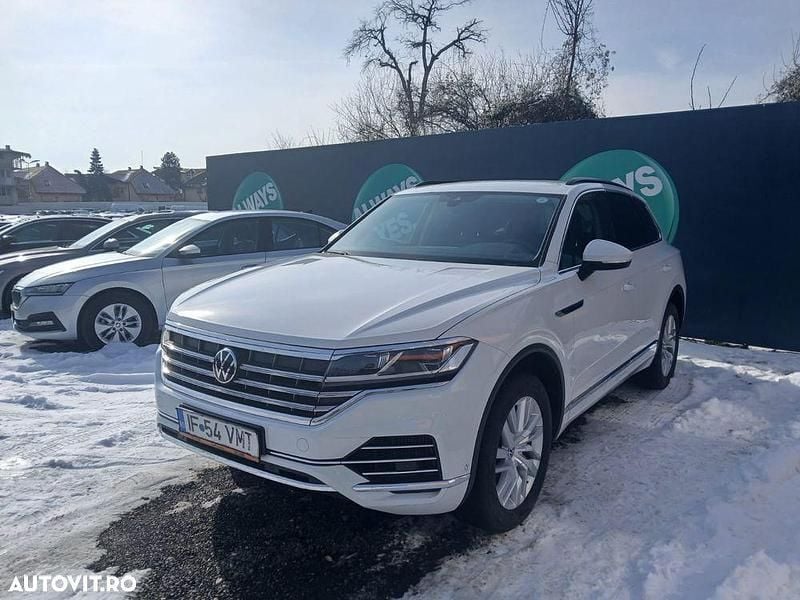 Culoarealb Second-hand 2021 VW Touareg Elegance SUV | 37.950 EUR (Super Preț) - Imagine 1/4