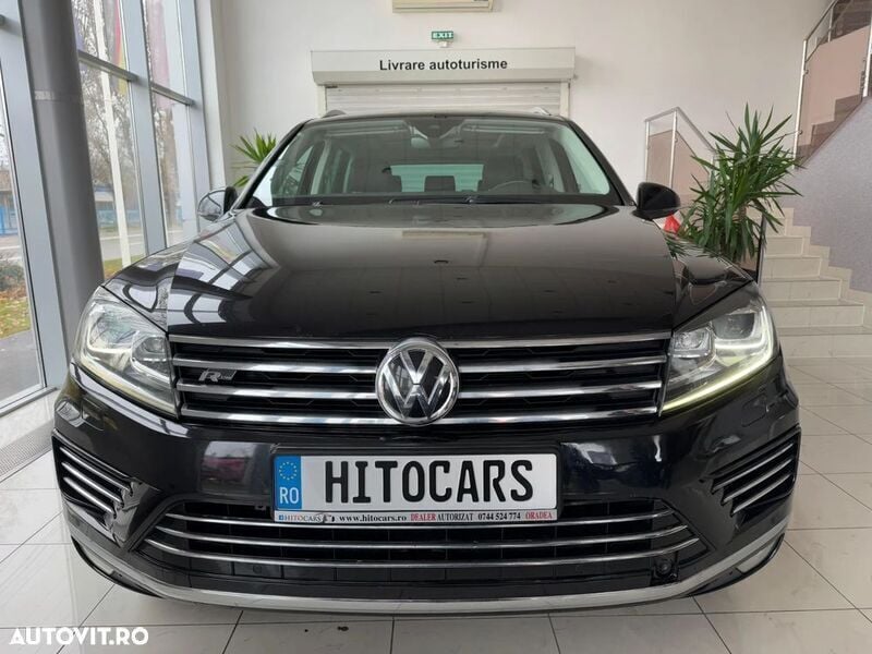 Negru Utilizat 2017 VW Touareg SUV | 22.598 EUR (Preț OK) - Imagine 1/4