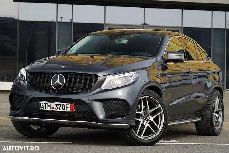 Second-hand Mercedes GLE350 AMG line 258 CP (189 kW) 2017 Culoaregri Coupe