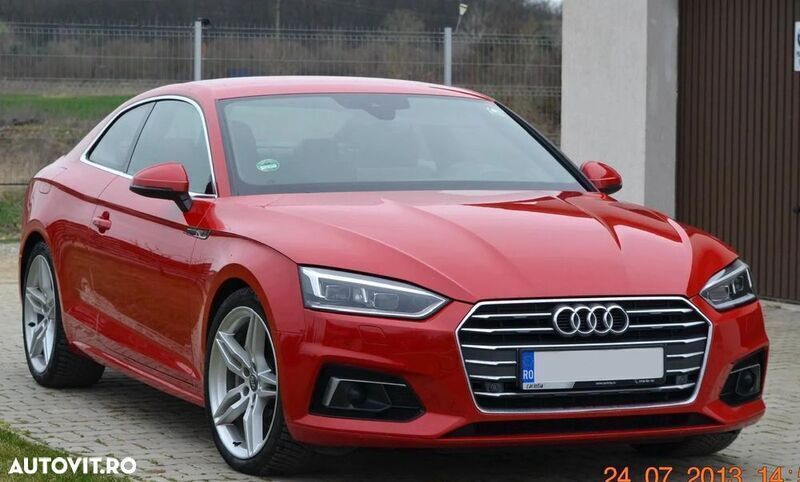Rosu Utilizat 2018 Audi A5 Coupe | 23.500 EUR (Preț OK) - Imagine 1/4