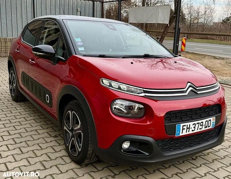 Second-hand Citroën C3 83 CP (61 kW) 2019 Culoarerosu Hatchback