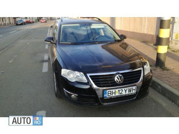 Negru Utilizat 2009 VW Passat Break | 6.400 EUR (Scump) - Imagine 1/4