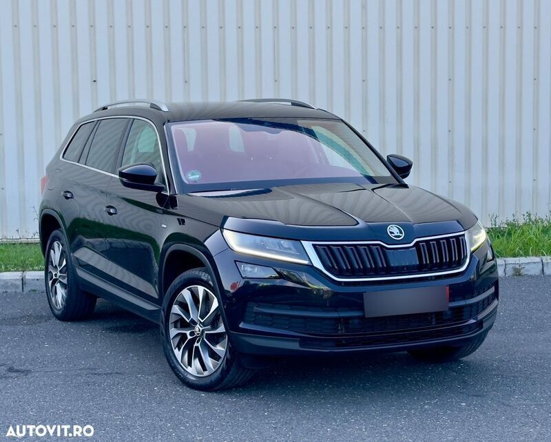 Negru Utilizat 2021 Skoda Kodiaq Clever SUV | 19.500 EUR - Imagine 1/4