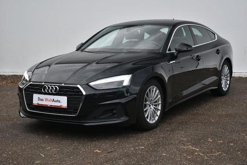 Negru normal Utilizat 2020 Audi A5 Sportback | 28.000 EUR (Scump) - Imagine 1/4