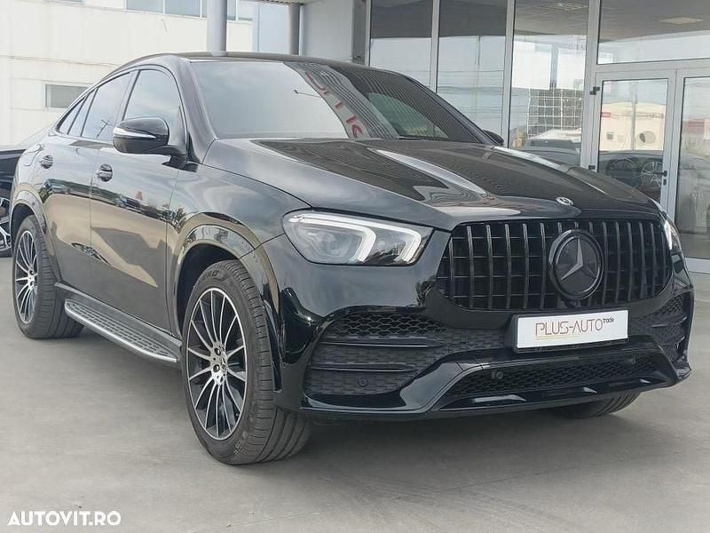 Negru Utilizat 2020 Mercedes GLE350 AMG line Coupe | 65.980 EUR (Preț OK) - Imagine 1/4