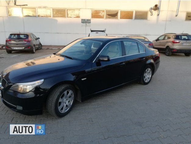 Negru Utilizat 2008 BMW 520 Berlinǎ | 6.690 EUR (Preț OK) - Imagine 1/4