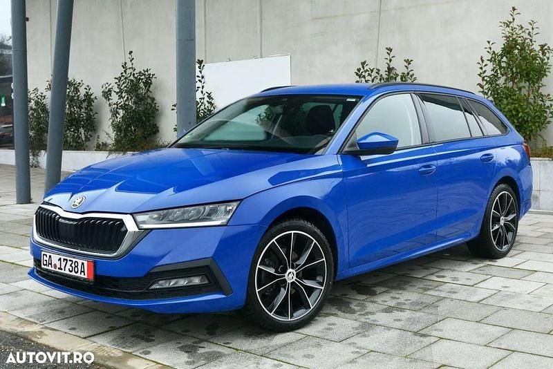 Culoarealbastru Utilizat 2022 Skoda Octavia Tour Break | 12.999 EUR (Preț bun) - Imagine 1/4