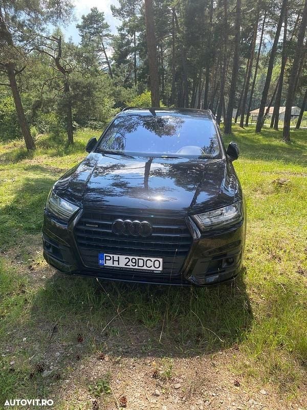 Culoarenegru Utilizat 2017 Audi Q7 S-Line SUV | 24.199 EUR (Preț bun) - Imagine 1/4