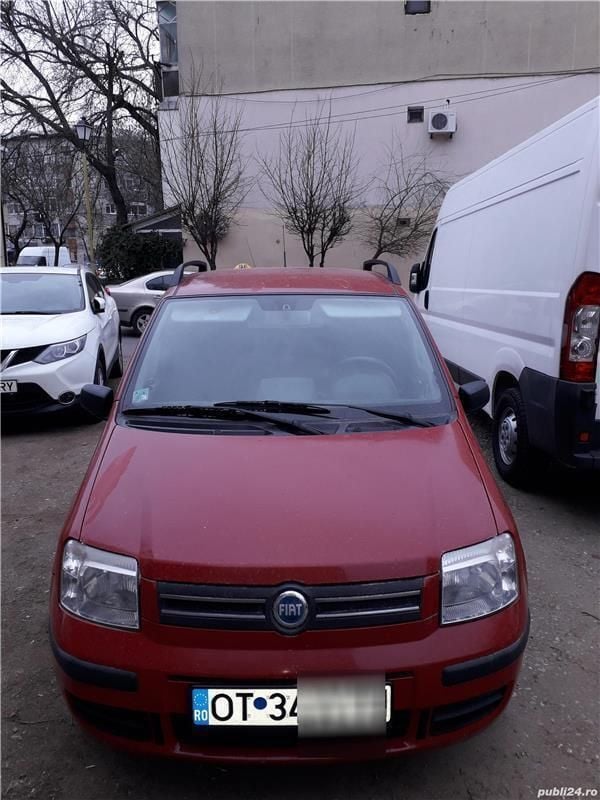 Roșu Utilizat 2008 Fiat Panda Hatchback | 3.490 EUR - Imagine 1/4