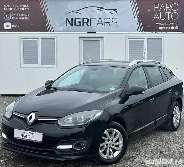 Second-hand Renault Mégane GrandTour LIMITED 110 CP (80 kW) 2015 Negru Break