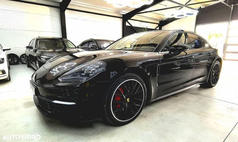 Negru Utilizat 2017 Porsche Panamera 4 Executive Berlinǎ | 53.431 EUR - Imagine 1/4