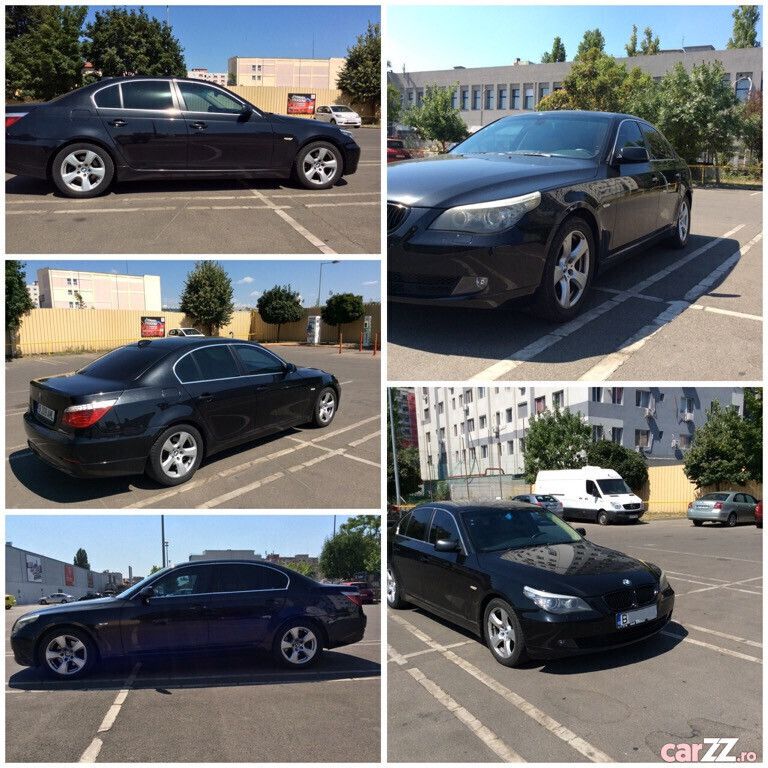 Negru Utilizat 2007 BMW 525 | 5.700 EUR (Preț OK) - Imagine 1/4