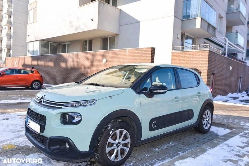 Second-hand Citroën C3 82 CP (60 kW) 2017 Culoareverde Hatchback