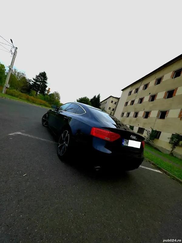 Second-hand Audi A5 Sportback S-Line 245 CP (180 kW) 2012 Albastru Hatchback