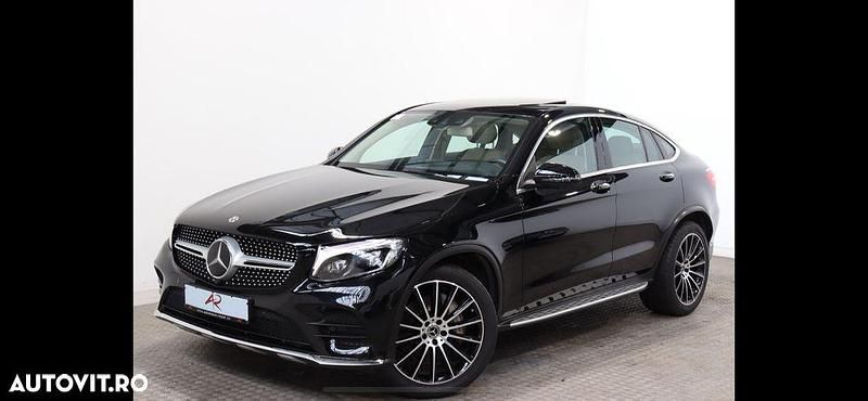 Culoarenegru Utilizat 2018 Mercedes GLC220 AMG line Coupe | 31.500 EUR (Preț OK) - Imagine 1/4