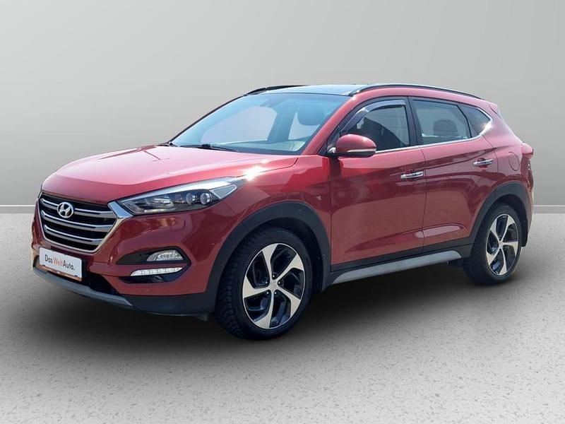 Rosu mediu metalic Utilizat 2018 Hyundai Tucson SUV | 18.950 EUR (Preț OK) - Imagine 1/4