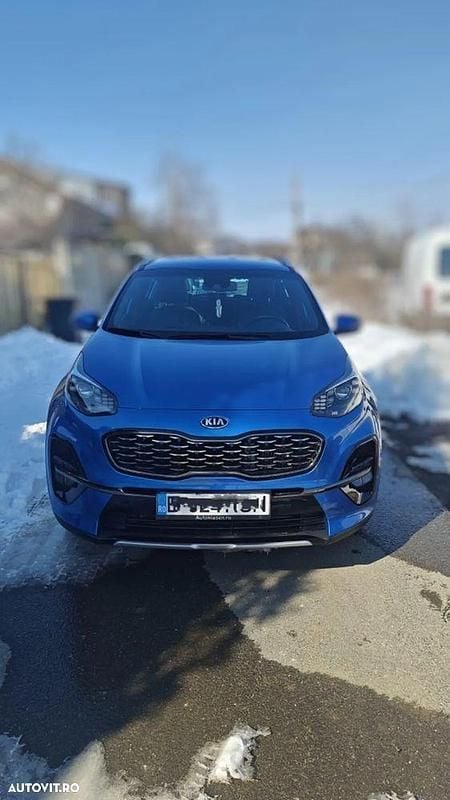 Culoarealbastru Utilizat 2020 Kia Sportage GT-Line SUV | 19.000 EUR (Preț OK) - Imagine 1/4