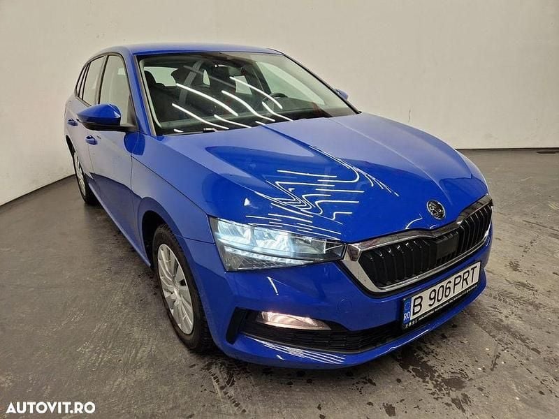 Culoarealbastru Utilizat 2021 Skoda Scala Ambition Hatchback | 10.285 EUR (Super Preț) - Imagine 1/4
