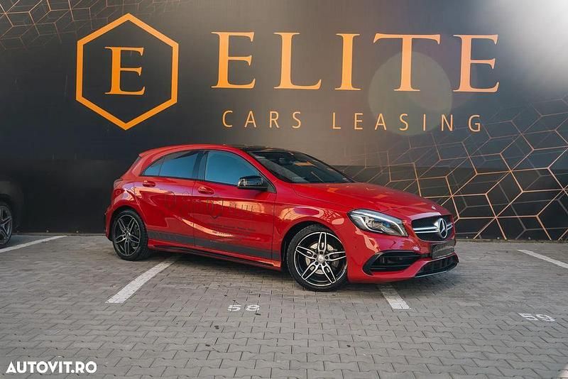 Second-hand Mercedes A200 AMG line 136 CP (100 kW) 2016 Culoarerosu Hatchback