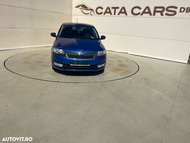 Albastru Utilizat 2015 Skoda Rapid Ambition Hatchback | 7.990 EUR (Preț OK) - Imagine 1/4