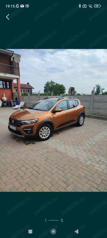 Utilizat 2021 Dacia Sandero Stepway Hatchback | 12.200 EUR (Preț OK) - Imagine 1/4