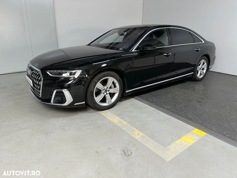 Negru Utilizat 2022 Audi A8L Berlinǎ | 63.900 EUR (Scump) - Imagine 1/4