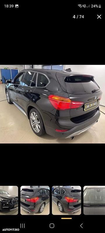 Second-hand BMW X1 Sport Line 190 CP (139 kW) 2016 Culoarenegru SUV