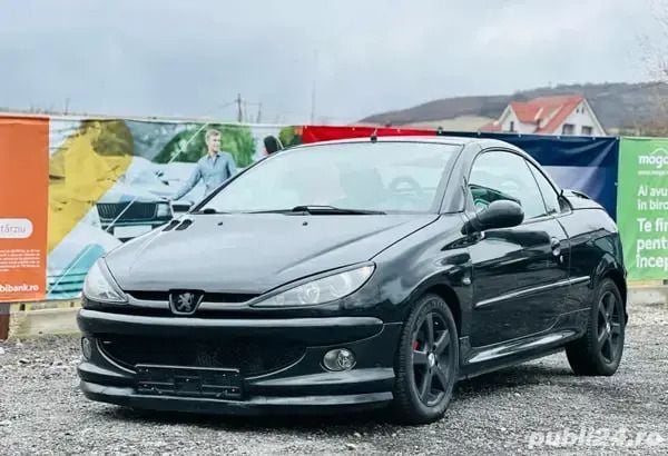 Second-hand Peugeot 206 109 CP (80 kW) 2006 Culoarenegru Cabrio