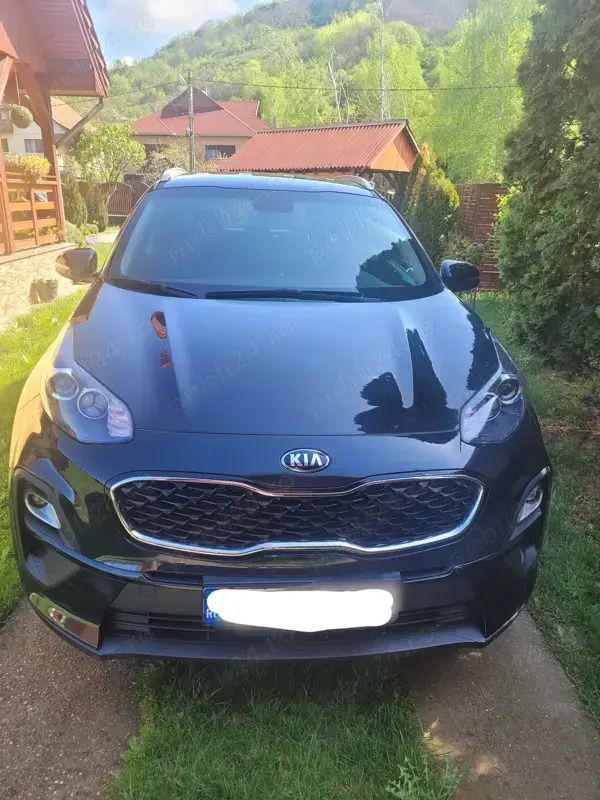 Negru Utilizat 2021 Kia Sportage 2 SUV | 17.500 EUR (Preț bun) - Imagine 1/4