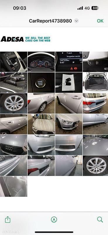 Gri Utilizat 2016 Audi A4 Break | 12.500 EUR (Preț bun) - Imagine 1/2