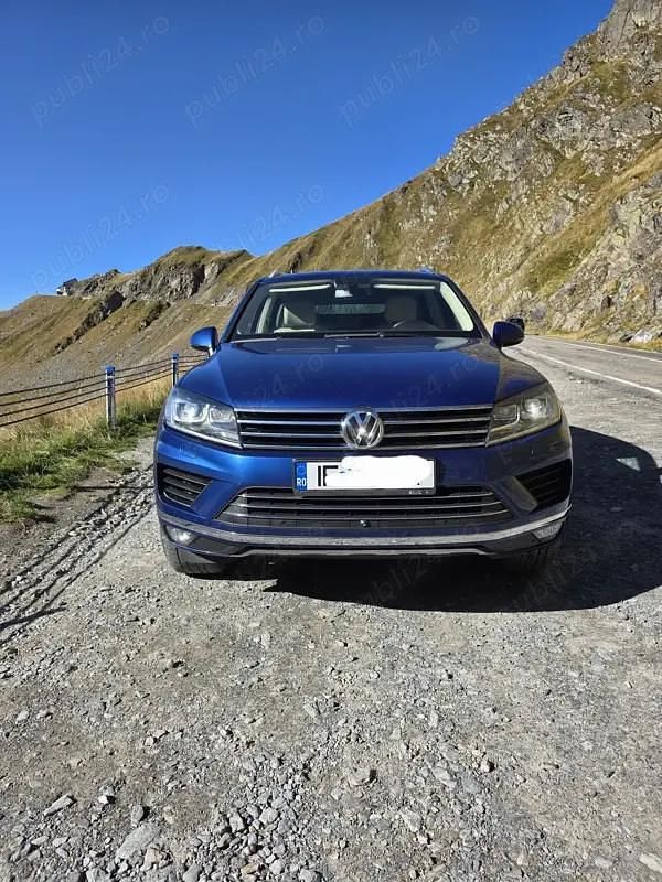 Albastru Utilizat 2015 VW Touareg SUV | 21.900 EUR (Preț OK) - Imagine 1/4