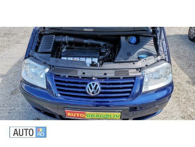 Second-hand VW Sharan 200 CP (147 kW) 2001 Albastru Monovolum