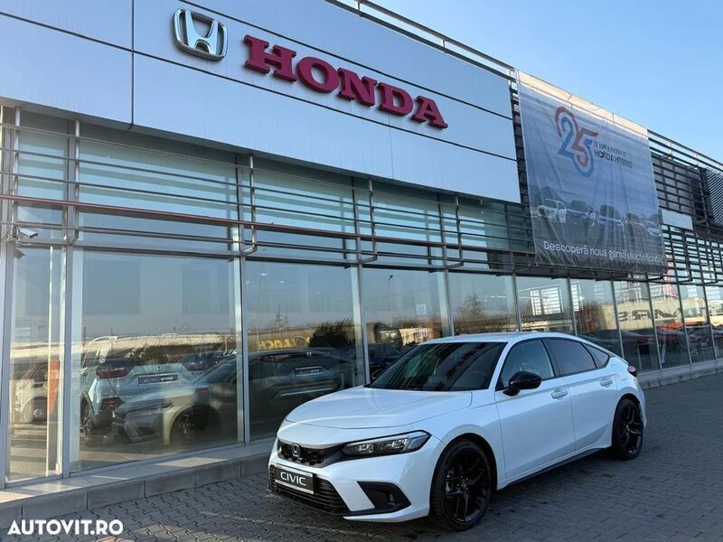 Alb Nouă 2024 Honda Civic Hatchback | 34.800 EUR (Preț OK) - Imagine 1/4