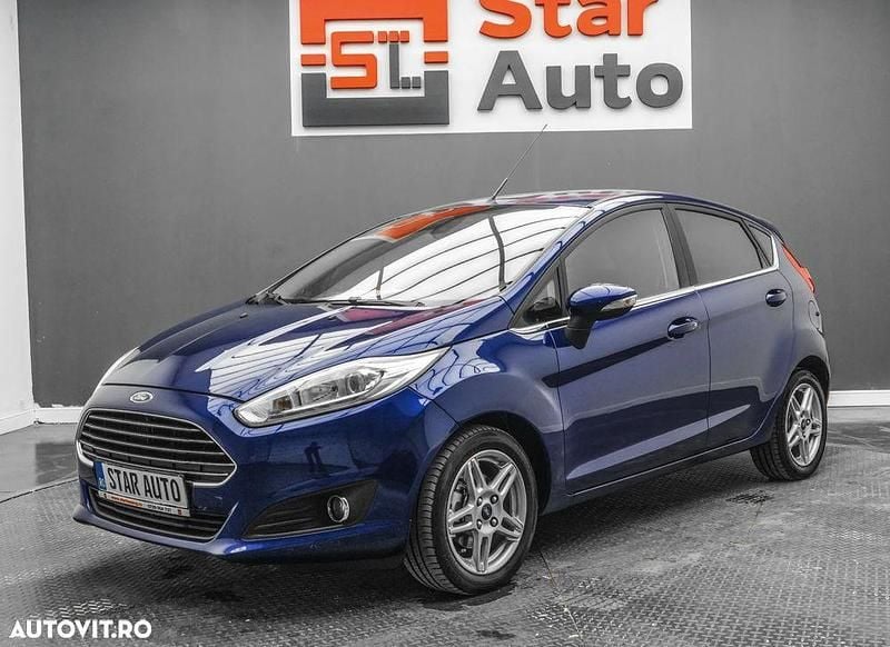 Second-hand Ford Fiesta Titanium 100 CP (73 kW) 2015 Culoarealbastru Hatchback