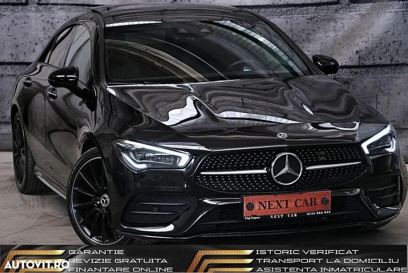 Culoarenegru Utilizat 2020 Mercedes CLA200 AMG line Berlinǎ | 32.450 EUR (Preț OK) - Imagine 1/4