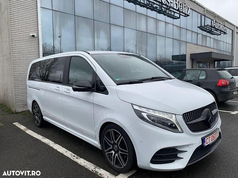 Culoarealb Utilizat 2020 Mercedes V250 Avantgarde Edition Monovolum | 53.000 EUR (Preț bun) - Imagine 1/4
