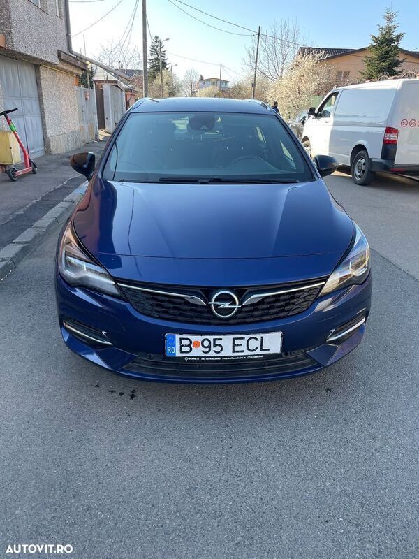 Albastru Utilizat 2021 Opel Astra GS Line Break | 8.300 EUR (Preț bun) - Imagine 1/4