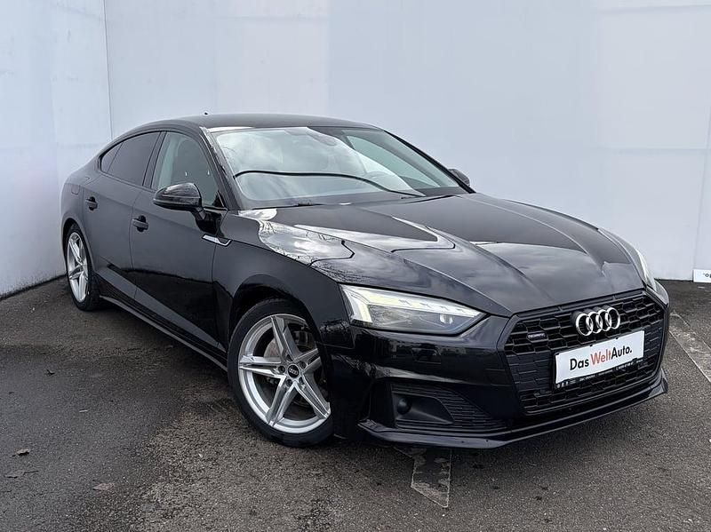 Second-hand Audi A5 Sportback Advanced 204 CP (150 kW) 2021 Negru  metalic Hatchback