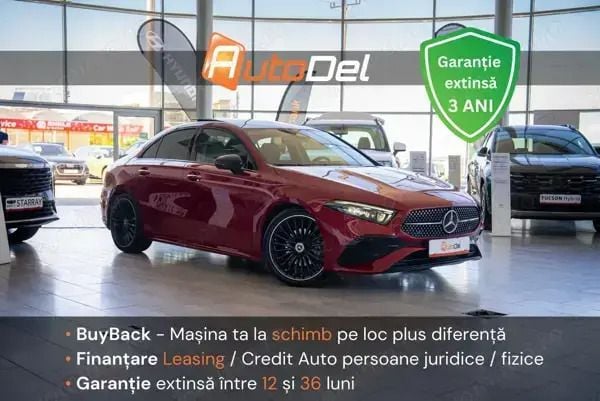 Rosu Utilizat 2023 Mercedes A200 Berlinǎ | 36.500 EUR - Imagine 1/4