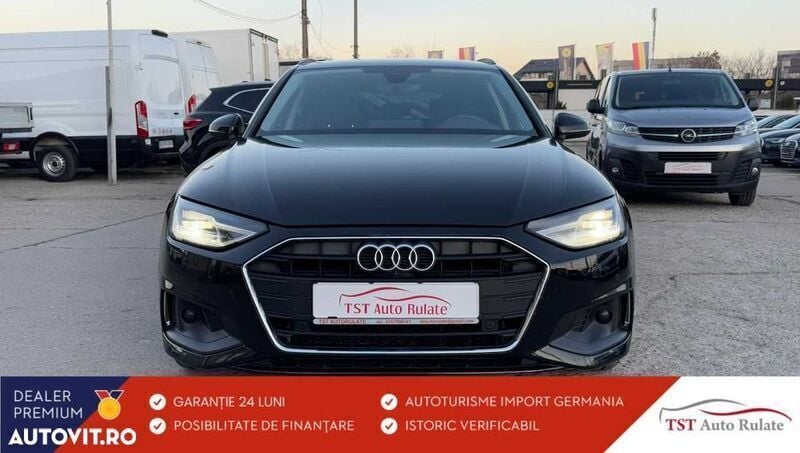 Negru Utilizat 2021 Audi A4 Break | 20.706 EUR (Preț OK) - Imagine 1/4