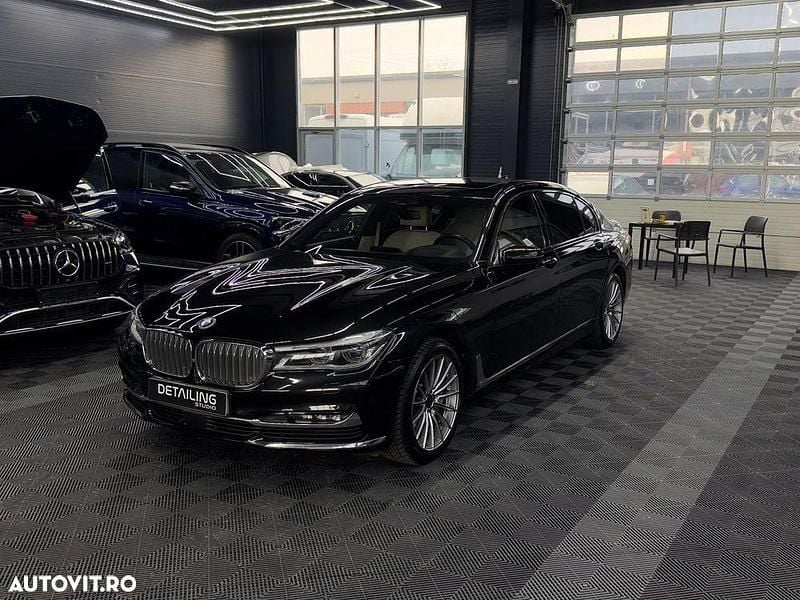 Second-hand BMW 740L 320 CP (235 kW) 2017 Culoarenegru Berlinǎ