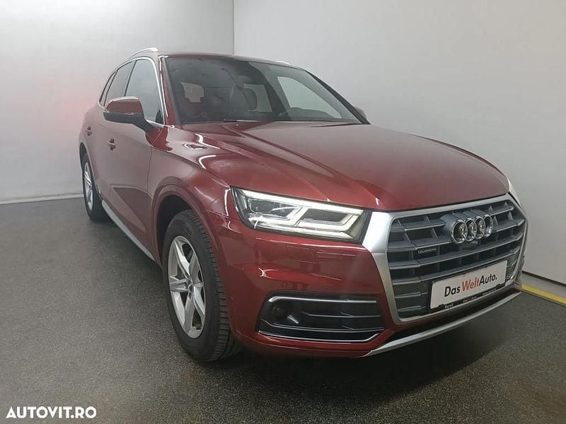Second-hand Audi Q5 Design 190 CP (139 kW) 2018 Rosu SUV