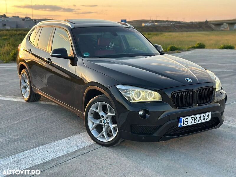 Negru Utilizat 2014 BMW X1 xLine SUV | 12.300 EUR (Preț bun) - Imagine 1/4