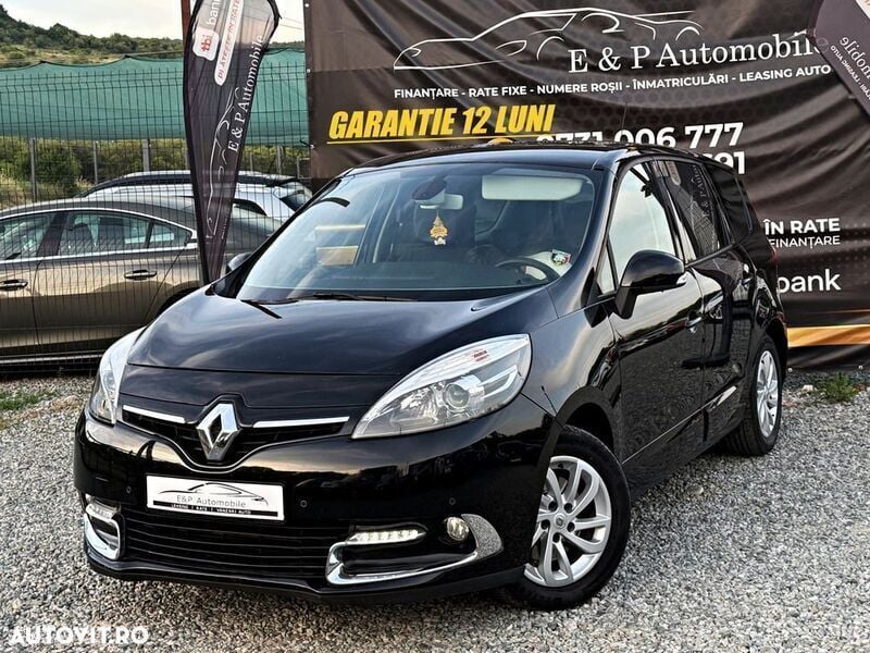 Negru Utilizat 2015 Renault Grand Scénic III Privilege Monovolum | 5.999 EUR (Preț OK) - Imagine 1/4