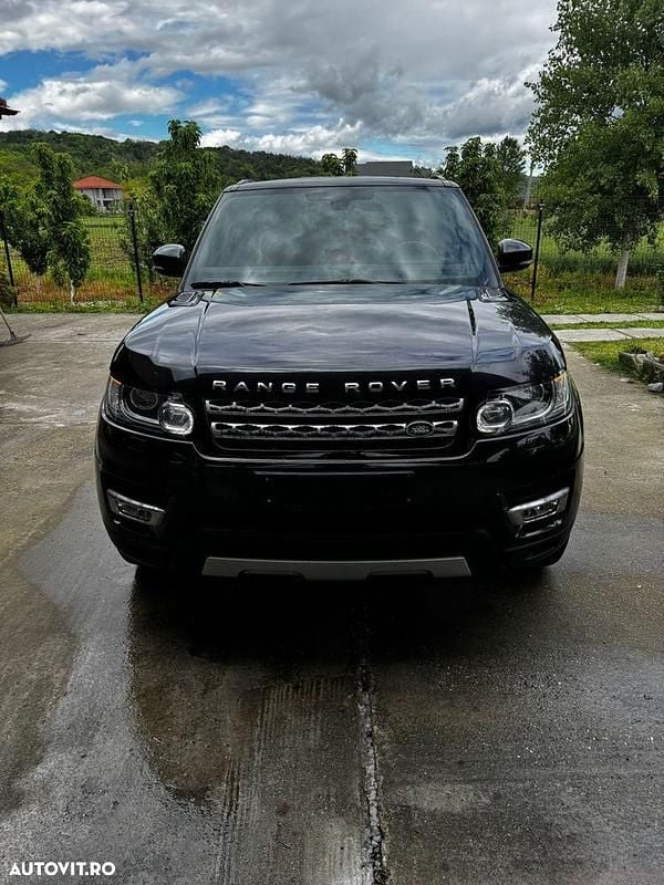 Negru Utilizat 2015 Land Rover Range Rover Sport SE SUV | 18.500 EUR (Puțin scump) - Imagine 1/4