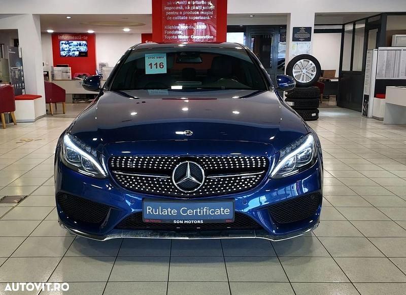 Second-hand Mercedes C200 AMG line 184 CP (135 kW) 2017 Culoarealbastru Berlinǎ