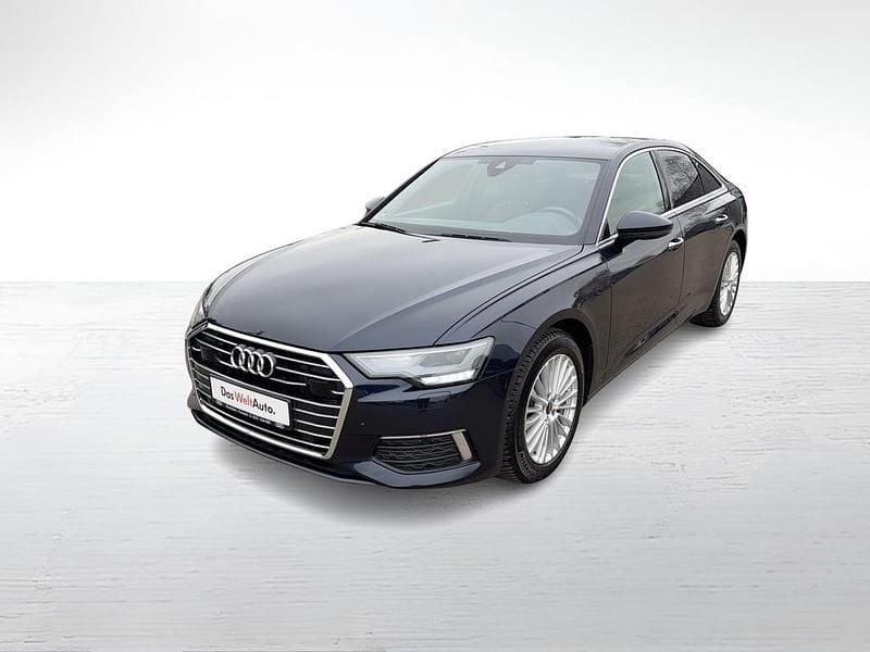 Albastru mediu metalic pereffect Utilizat 2022 Audi A6 Design | 35.890 EUR (Preț bun) - Imagine 1/4